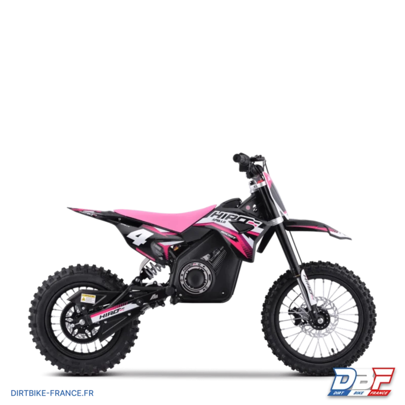 Dirt bike enfant électrique hiro rocket 1300w brushless Rose, Dirt Bike France - Photo N°1