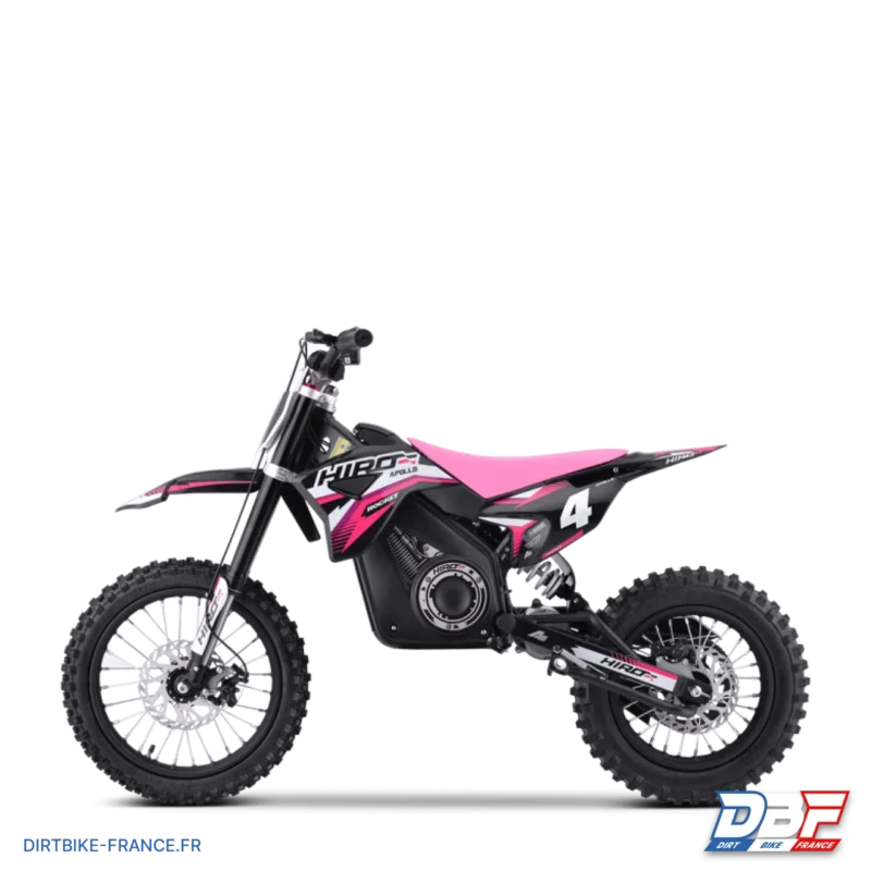 Dirt bike enfant électrique hiro rocket 1300w brushless Rose, Dirt Bike France - Photo N°2