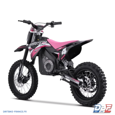 Dirt bike enfant électrique hiro rocket 1300w brushless Rose, photo 4 sur Dirt Bike France