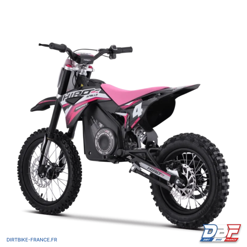 Dirt bike enfant électrique hiro rocket 1300w brushless Rose, Dirt Bike France - Photo N°4