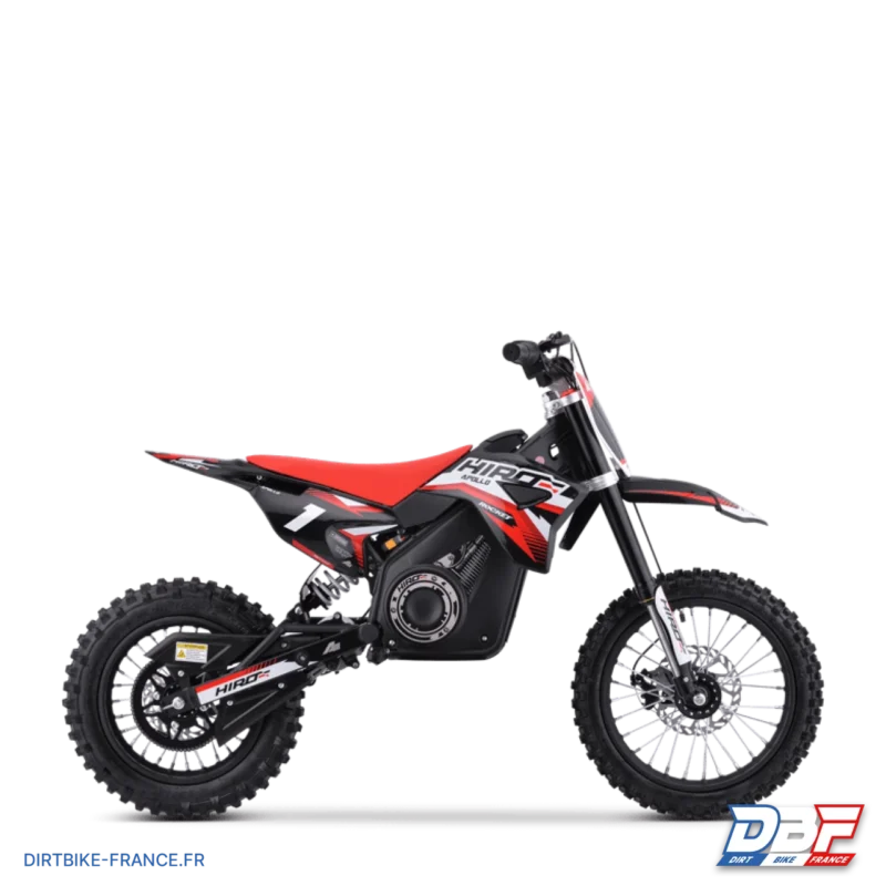 Dirt bike enfant électrique hiro rocket 1300w brushless Rouge, Dirt Bike France - Photo N°1