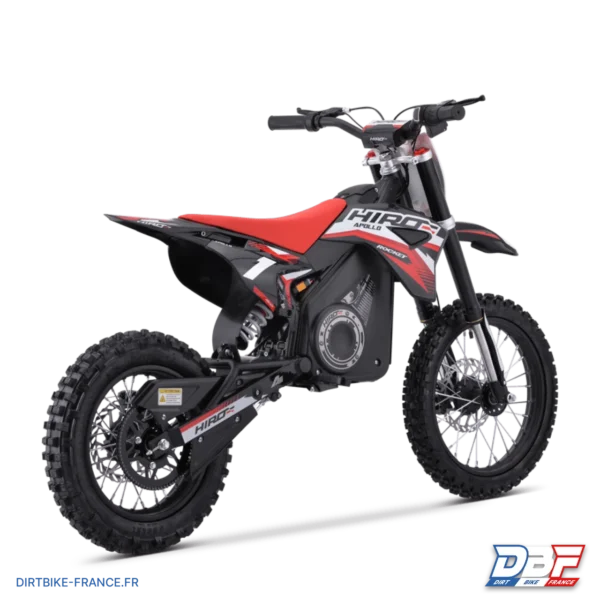 Dirt bike enfant électrique hiro rocket 1300w brushless Rouge, photo 2 sur Dirt Bike France