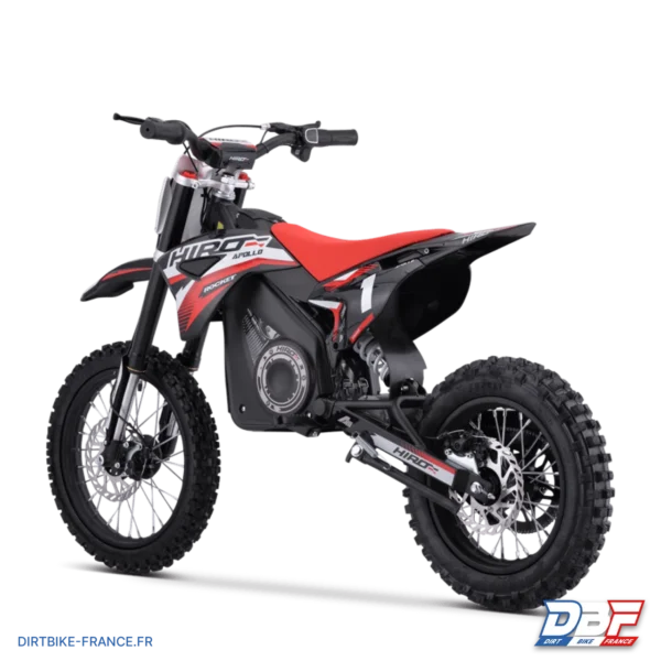 Dirt bike enfant électrique hiro rocket 1300w brushless Rouge, photo 3 sur Dirt Bike France