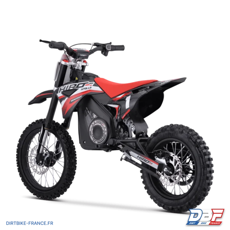 Dirt bike enfant électrique hiro rocket 1300w brushless Rouge, Dirt Bike France - Photo N°3