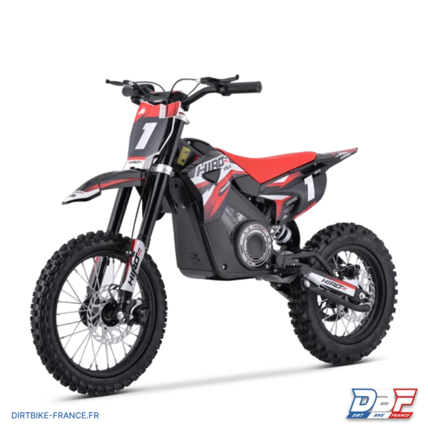 Dirt bike enfant électrique hiro rocket 1300w brushless Rouge, photo 5 sur Dirt Bike France