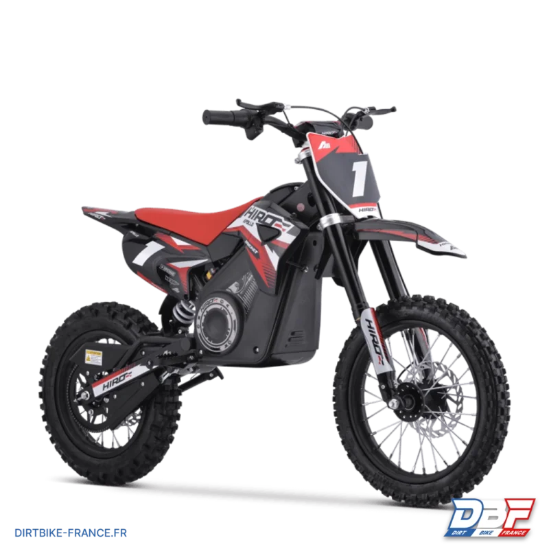 Dirt bike enfant électrique hiro rocket 1300w brushless Rouge, Dirt Bike France - Photo N°6