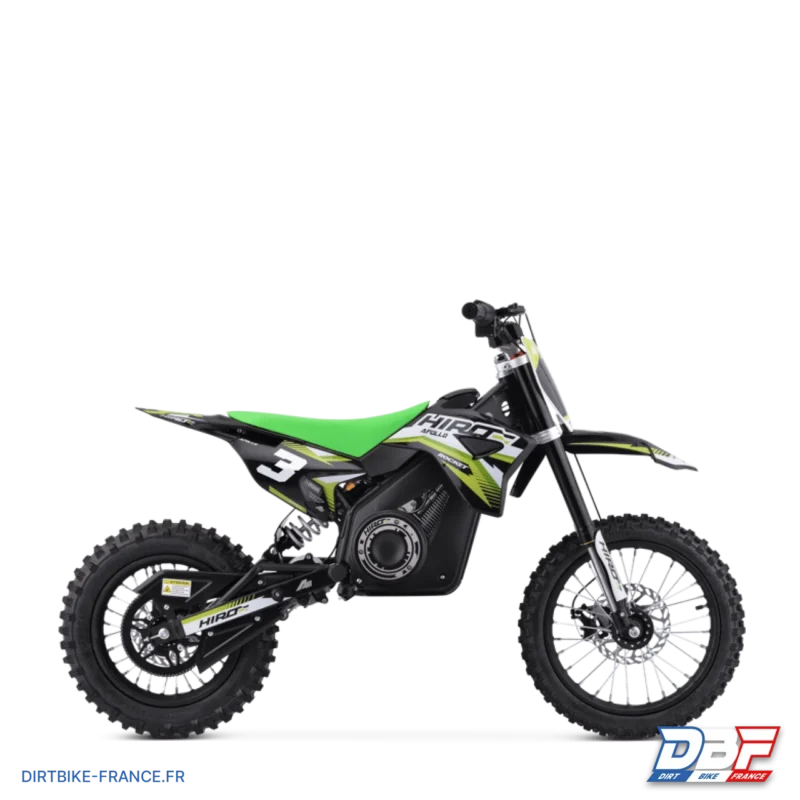 Dirt bike enfant électrique hiro rocket 1300w brushless Vert, Dirt Bike France - Photo N°1