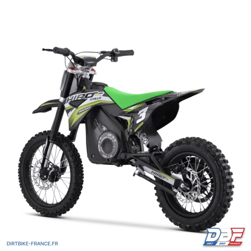 Dirt bike enfant électrique hiro rocket 1300w brushless Vert, Dirt Bike France - Photo N°3
