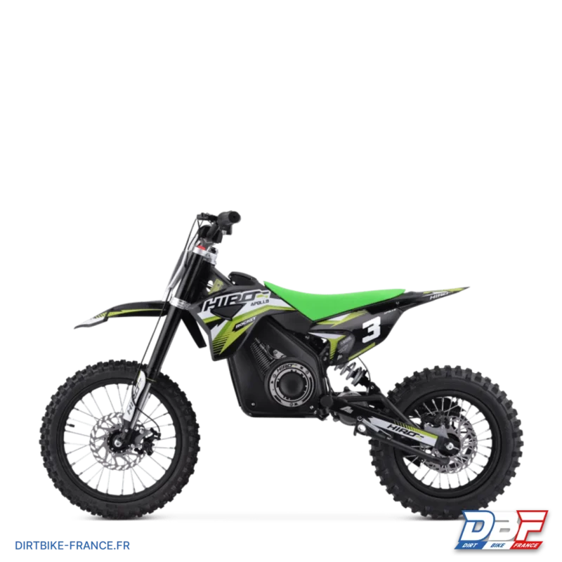 Dirt bike enfant électrique hiro rocket 1300w brushless Vert, Dirt Bike France - Photo N°4