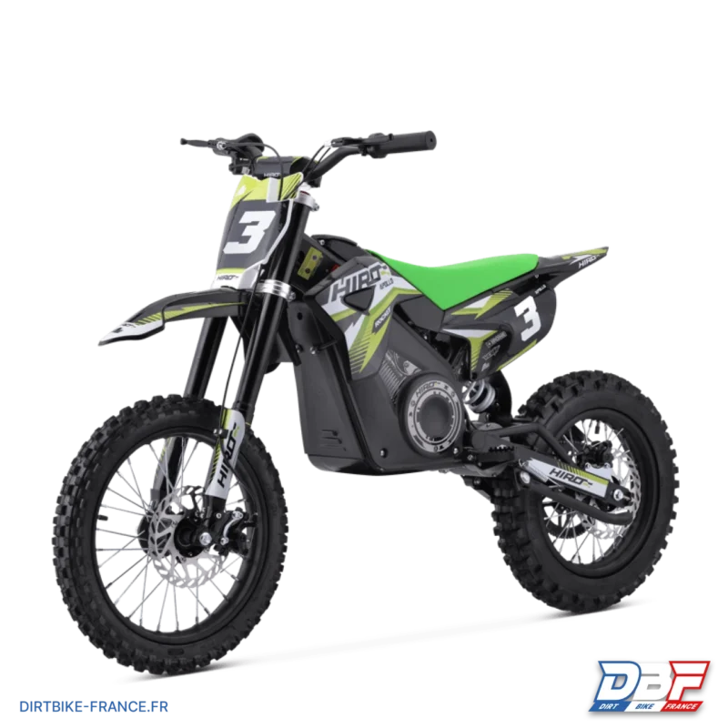 Dirt bike enfant électrique hiro rocket 1300w brushless Vert, Dirt Bike France - Photo N°5