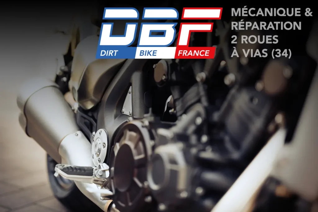 Dirt Bike France atelier mécanique et réparation motos et scooters : atelier de réparation et mécanique 2 roues à VIAS dans le 34