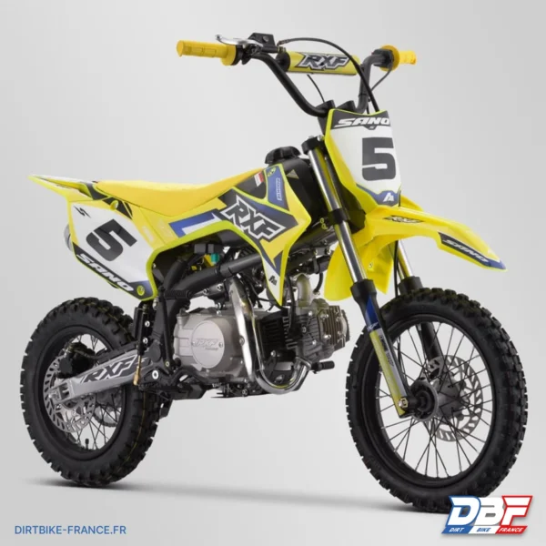 Dirt bike sano rxf rookie 125cc semi-auto 2024 Jaune, photo 1 sur Dirt Bike France
