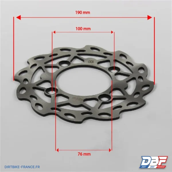 Disque de frein ø76mm 190mm, photo 2 sur Dirt Bike France