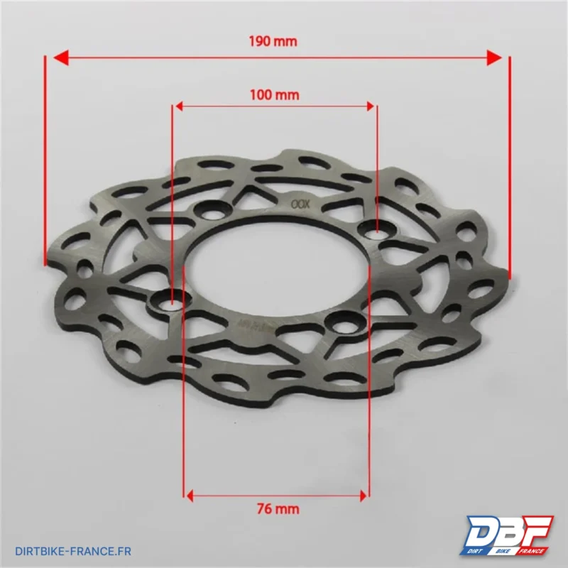 Disque de frein ø76mm 190mm, Dirt Bike France - Photo N°2