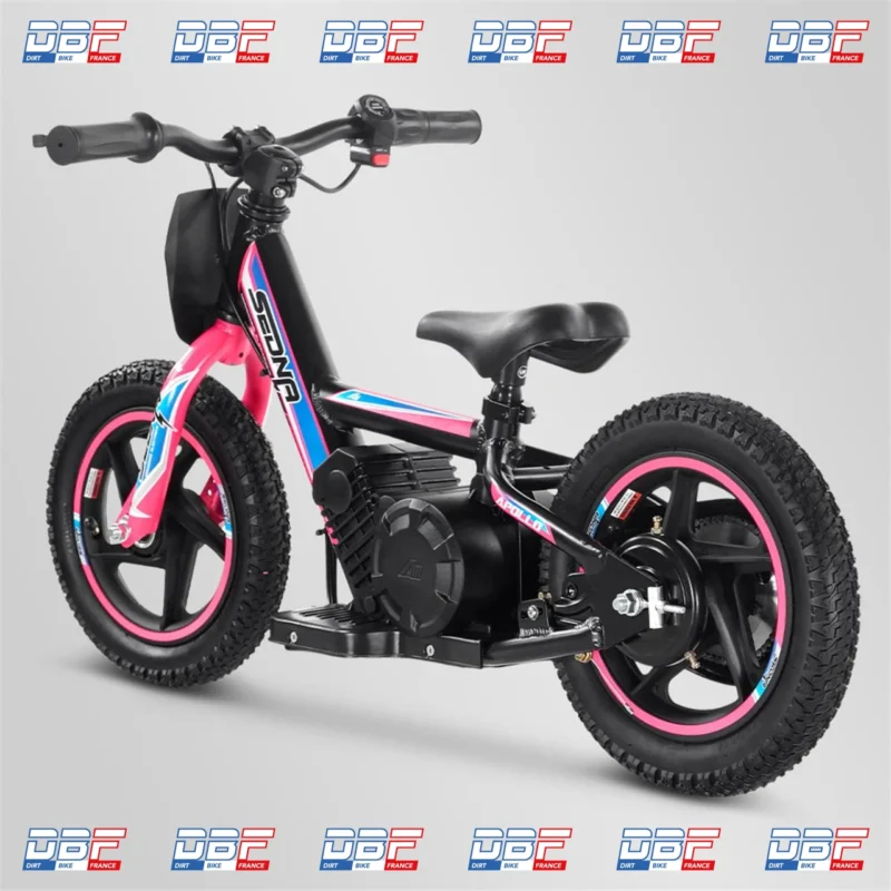 Draisienne électrique apollo sedna 12″ Rose, Dirt Bike France - Photo N°2