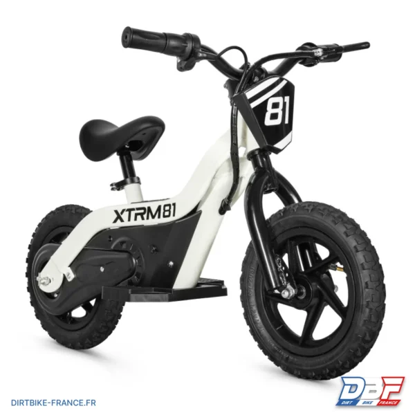 Draisienne électrique pour enfant 24V 100W DX 12 BLANC, photo 1 sur Dirt Bike France