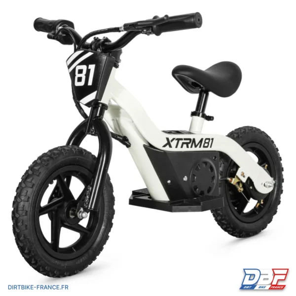 Draisienne électrique pour enfant 24V 100W DX 12 BLANC, photo 2 sur Dirt Bike France