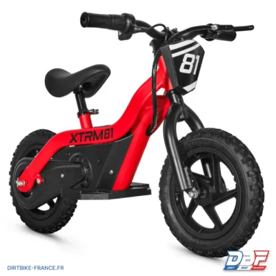 Draisienne électrique pour enfant 24V 100W DX 12 ROUGE, photo 1 sur Dirt Bike France