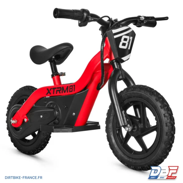 Draisienne électrique pour enfant 24V 100W DX 12 ROUGE, photo 1 sur Dirt Bike France