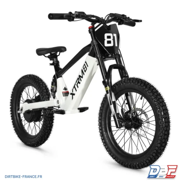 Draisienne électrique pour enfant 36V 500W DX 18 BLANC, photo 1 sur Dirt Bike France