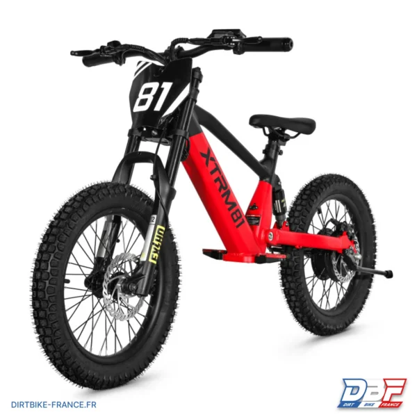 Draisienne électrique pour enfant 36V 500W DX 18 ROUGE, photo 2 sur Dirt Bike France