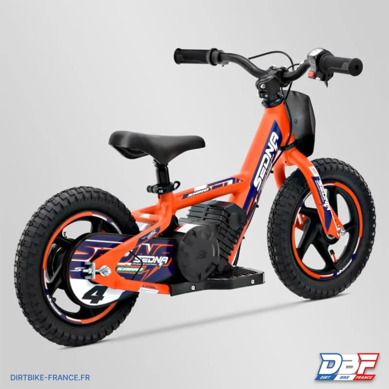 Draisienne électrique sano sedna race 12″ Orange, Dirt Bike France - Photo N°3
