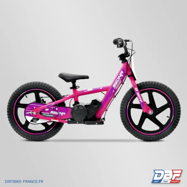 Draisienne électrique sano sedna race 16" plus Rose, photo 2 sur Dirt Bike France