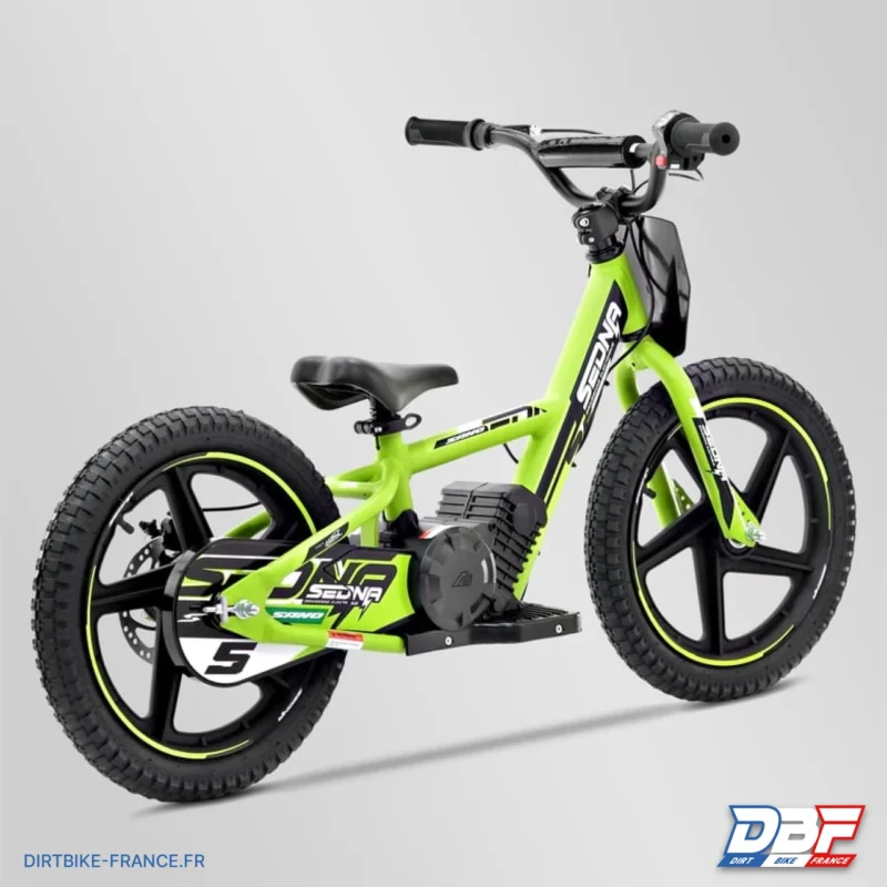 Draisienne électrique sano sedna race 16″ plus Vert, Dirt Bike France - Photo N°3