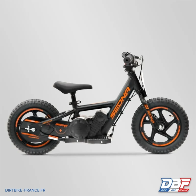 Draisienne électrique sano sedna shadow 12″ Orange, Dirt Bike France - Photo N°2