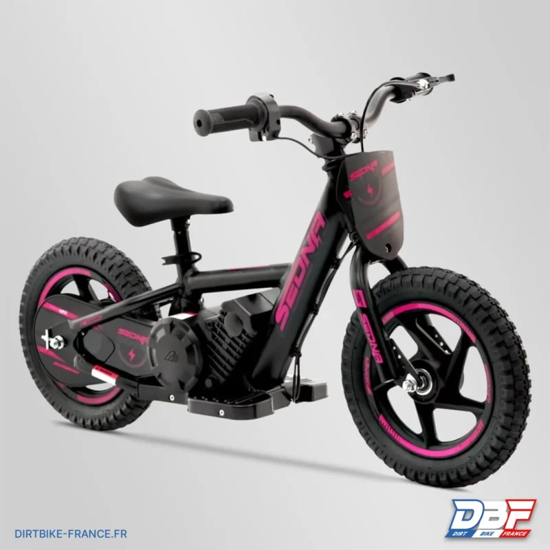 Draisienne électrique sano sedna shadow 12″ Rose, Dirt Bike France - Photo N°1
