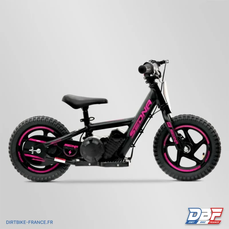 Draisienne électrique sano sedna shadow 12″ Rose, Dirt Bike France - Photo N°2
