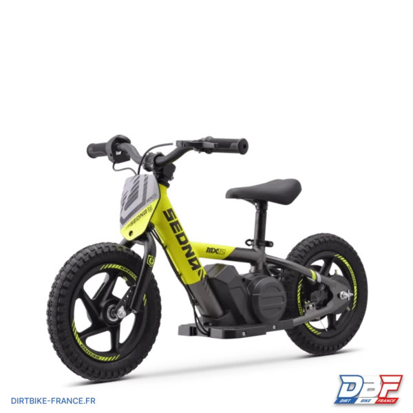 Draisienne électrique sedna mx 12" Jaune, photo 6 sur Dirt Bike France