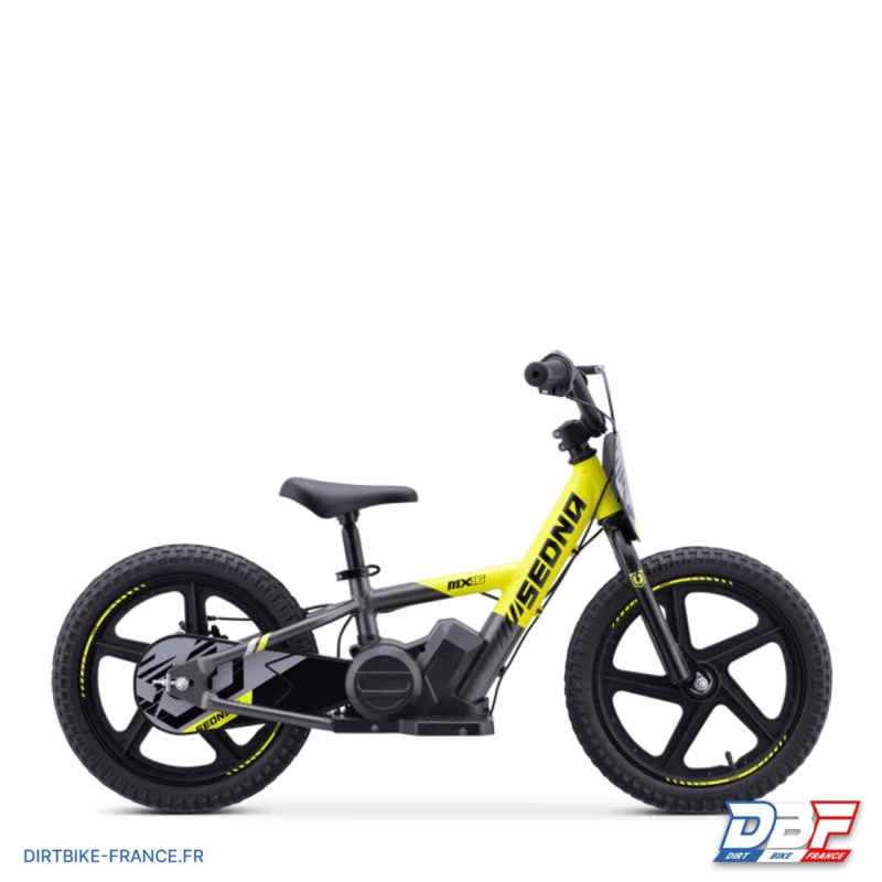 Draisienne électrique sedna mx 16″ Jaune, Dirt Bike France - Photo N°1