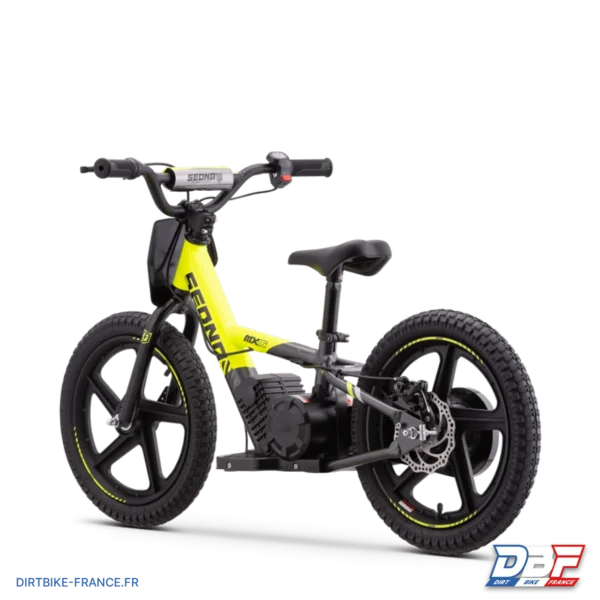 Draisienne électrique sedna mx 16" Jaune, photo 4 sur Dirt Bike France