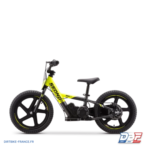 Draisienne électrique sedna mx 16" Jaune, photo 5 sur Dirt Bike France