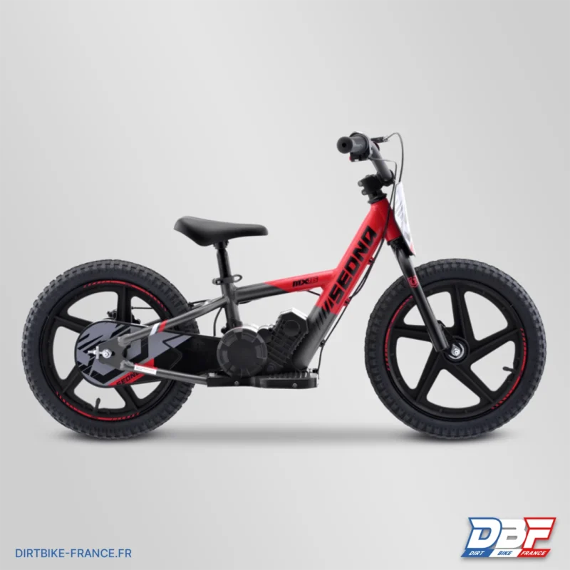 Draisienne électrique sedna mx 16″ Rouge, Dirt Bike France - Photo N°3
