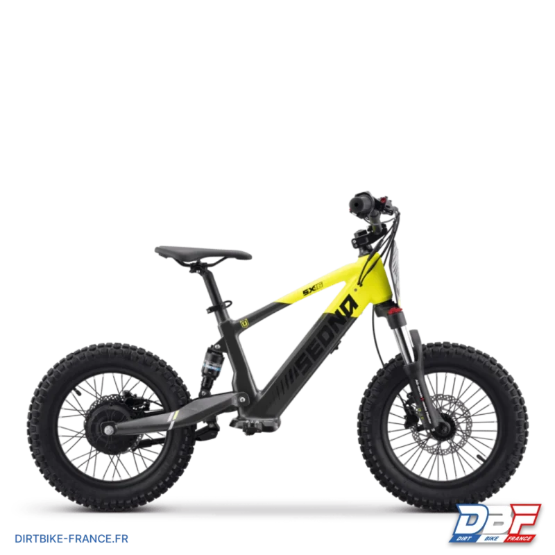 Draisienne électrique sedna sx 16″ Jaune, Dirt Bike France - Photo N°1
