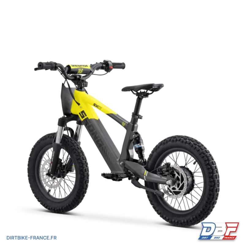 Draisienne électrique sedna sx 16″ Jaune, Dirt Bike France - Photo N°4