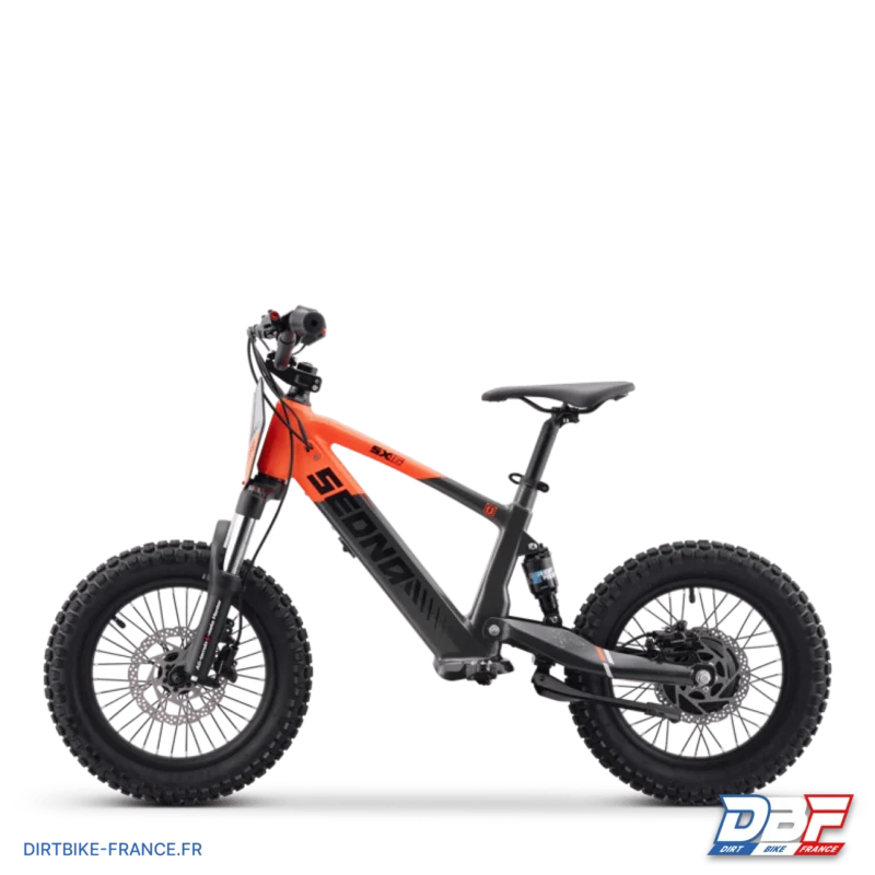 Draisienne électrique sedna sx 16″ Orange, Dirt Bike France - Photo N°5