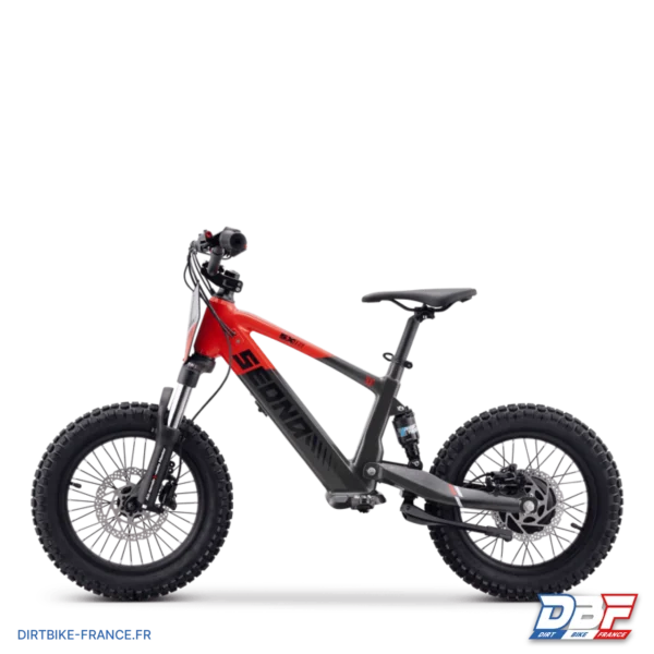 Draisienne électrique sedna sx 16" Rouge, photo 5 sur Dirt Bike France