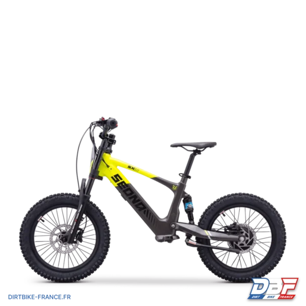 Draisienne électrique sedna sx 18" Jaune, photo 5 sur Dirt Bike France