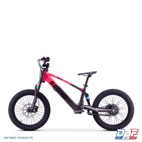 Draisienne électrique sedna sx 20" Rose, photo 5 sur Dirt Bike France