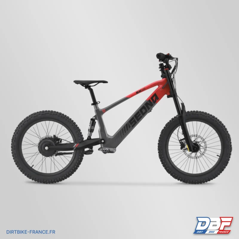 Draisienne électrique sedna sx 20″ Rouge, Dirt Bike France - Photo N°3