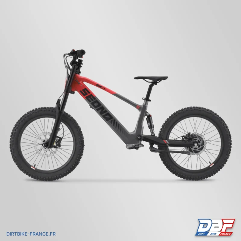 Draisienne électrique sedna sx 20″ Rouge, Dirt Bike France - Photo N°4