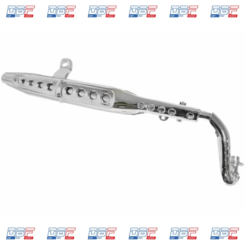 ECHAPPEMENT CHROME POUR HONDA DAX ST70 12V repro, Dirt Bike France - Photo N°1