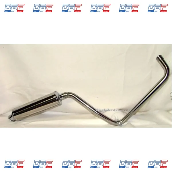Echappement simple sortie chrome dax skyteam, PIECES DETACHEES Dirt Bike France