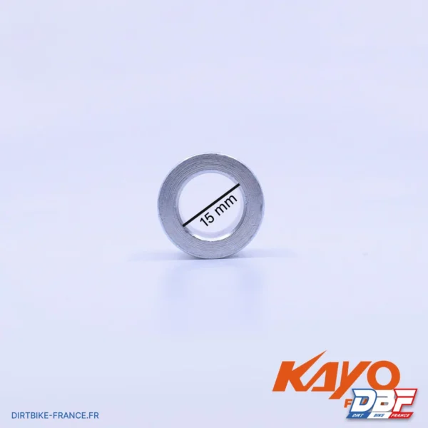 ENTRETOISE ROUE AR D15X25MM KAYO, photo 2 sur Dirt Bike France