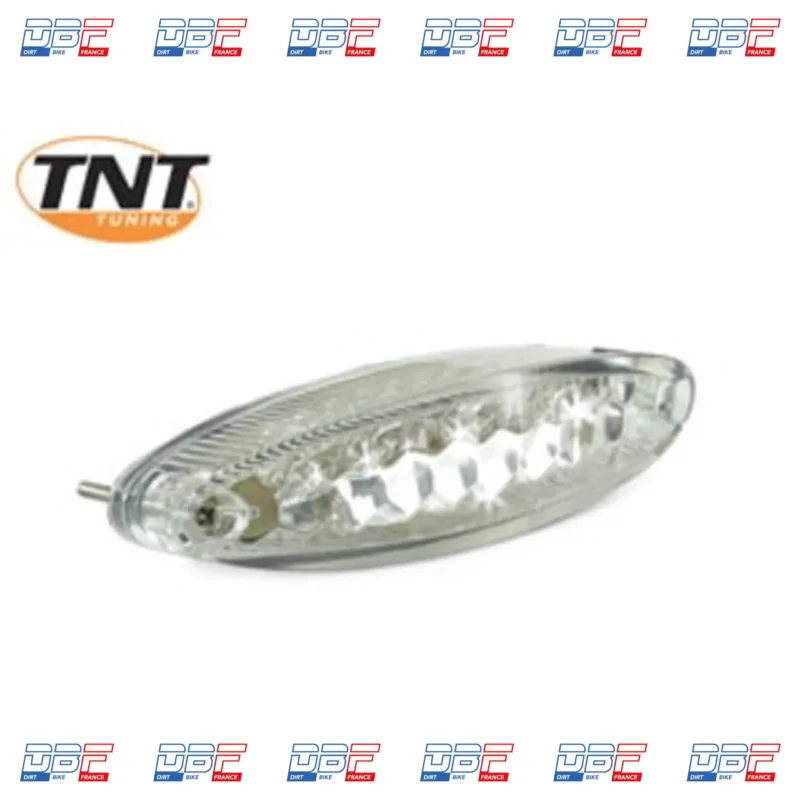 FEU TNT SPACE PLUS ARRIERE 15 LEDS TRANSPARENT, Dirt Bike France - Photo N°1