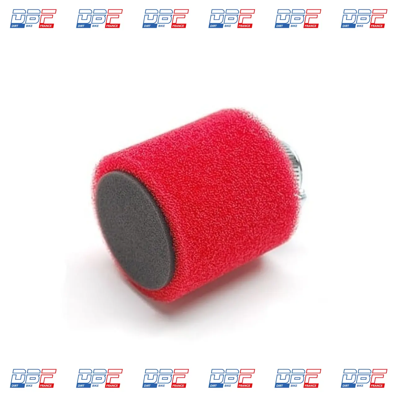 FILTRE A AIR COUDE MOUSSE NOIR/rouge 28/35mm DIRT BIKE - Dirt Bike France