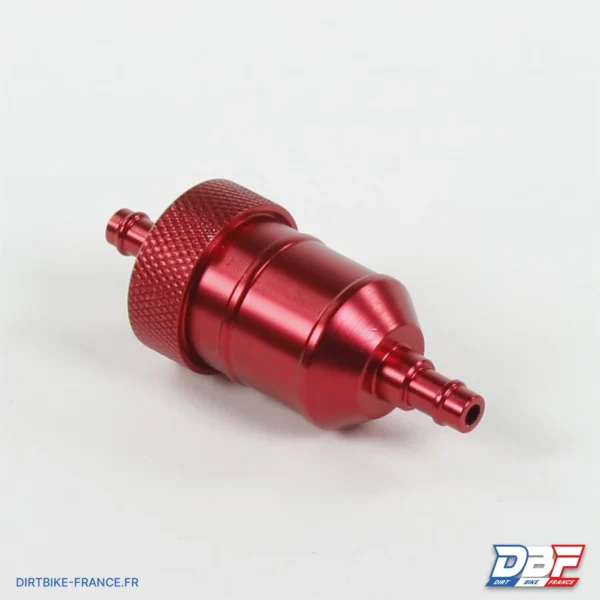Filtre a essence aluminium posh Rouge, photo 1 sur Dirt Bike France